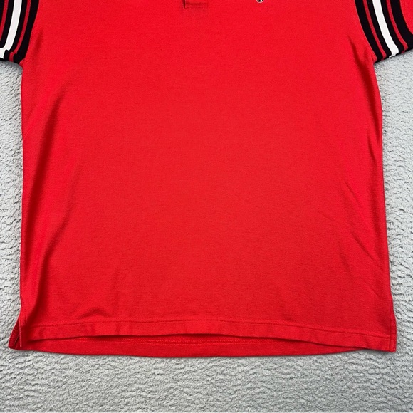 Tampa Bay Buccaneers Shirt Mens Large Red Knit Polo NFL Football Casual Team - Picture 3 of 14